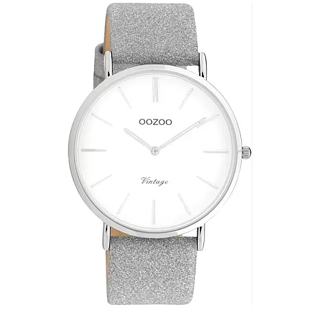 ΡΟΛΟΙ OOZOO C20145 OOZOO Vintage Silver Lesther Strap