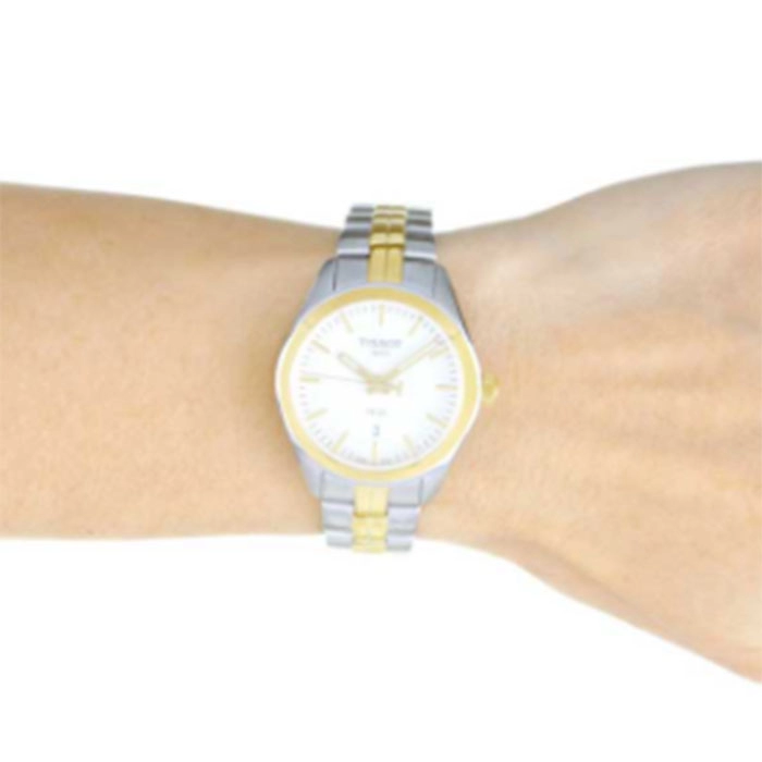 ΡΟΛΟΙ TISSOT  T1012102203101 TISSOT PR100 Lady Two Tone Stainless Steel Bracelet