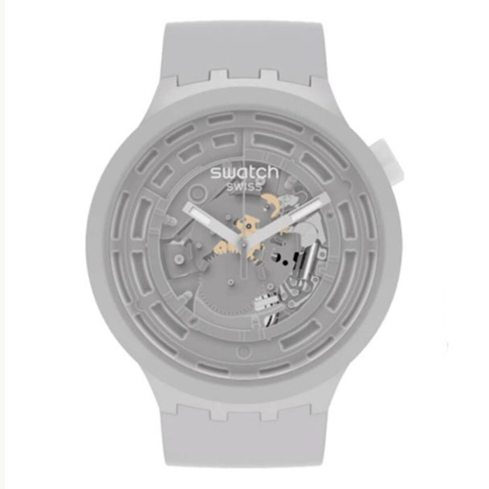ΡΟΛΟΙ SWATCH SB03M100 SWATCH Big Bold C-Grey Bio-sourced Strap