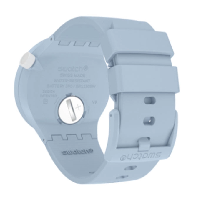 ΡΟΛΟΙ SWATCH SB03N100 SWATCH Big Bold C-Blue Bio-sourced Strap