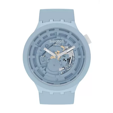 ΡΟΛΟΙ SWATCH SB03N100 SWATCH Big Bold C-Blue Bio-sourced Strap