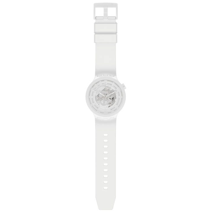 ΡΟΛΟΙ SWATCH SB03W100 SWATCH Big Bold C-White Bio-sourced Strap