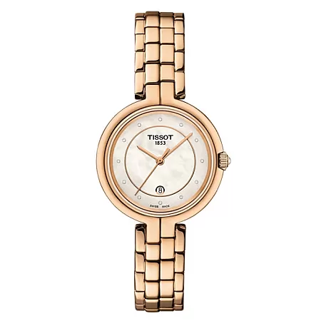 ΡΟΛΟΙ TISSOT T0942103311602 TISSOT T-Lady Flamingo Rose Gold Stainless Steel Bracel