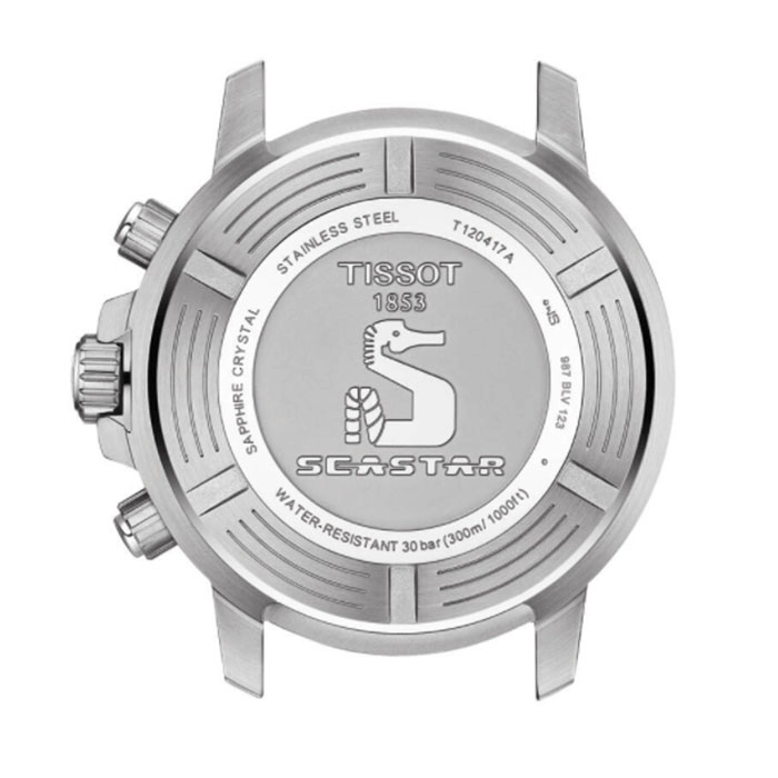 ΡΟΛΟΙ TISSOT  T1204171105101 TISSOT T-Sport Seastar 1000 Chronograph Silver Stainless Steel Bracelet