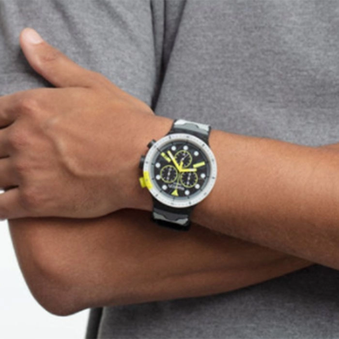 ΡΟΛΟΙ SWATCH SB02M400 SWATCH Big Bold Escapeartic Camo Silicone Strap