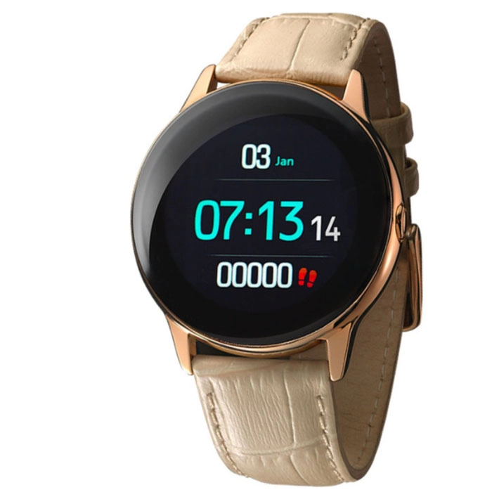 ΡΟΛΟΙ VOGUE 200131 VOGUE Cosmic Smartwatch Beige Leather Strap