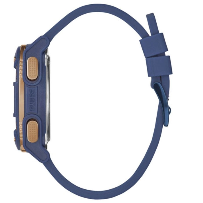 ΡΟΛΟΙ GUESS  GW0225G2 GUESS Zip Chronograph Blue Rubber Strap