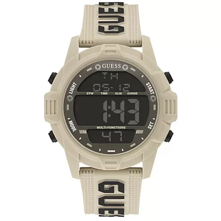 ΡΟΛΟΙ GUESS  GW0050G5 GUESS Charge Chronograph Beige Rubber Strap