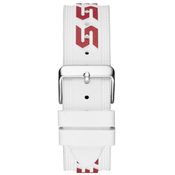 ΡΟΛΟΙ GUESS  GW0050G4 GUESS Charge Chronograph White Rubber Strap