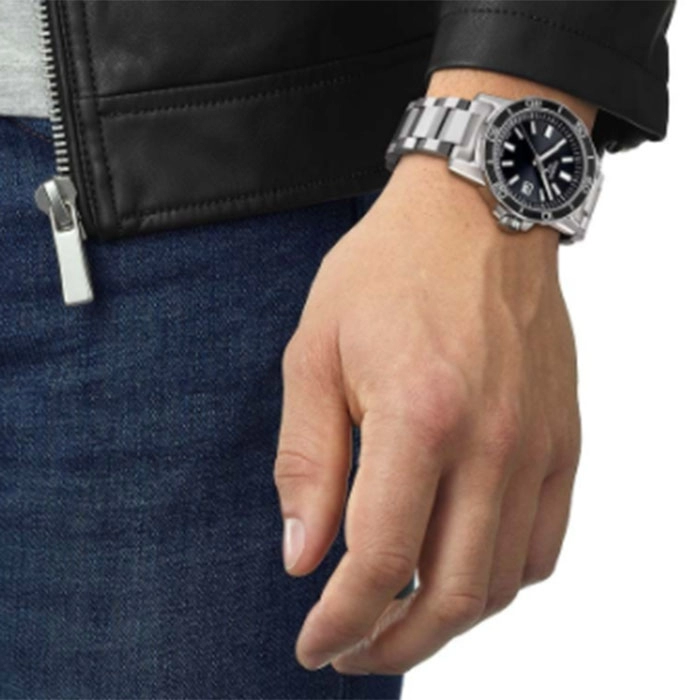 ΡΟΛΟΙ TISSOT  T1256101105100 TISSOT T-Sport Super Sport Silver Stainless Steel Bracelet