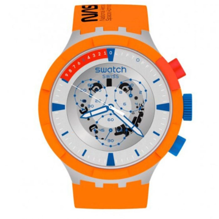 ΡΟΛΟΙ SWATCH SB04Z401 SWATCH Launch Orange Silicone Strap