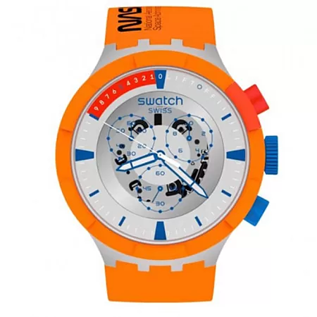 ΡΟΛΟΙ SWATCH SB04Z401 SWATCH Launch Orange Silicone Strap