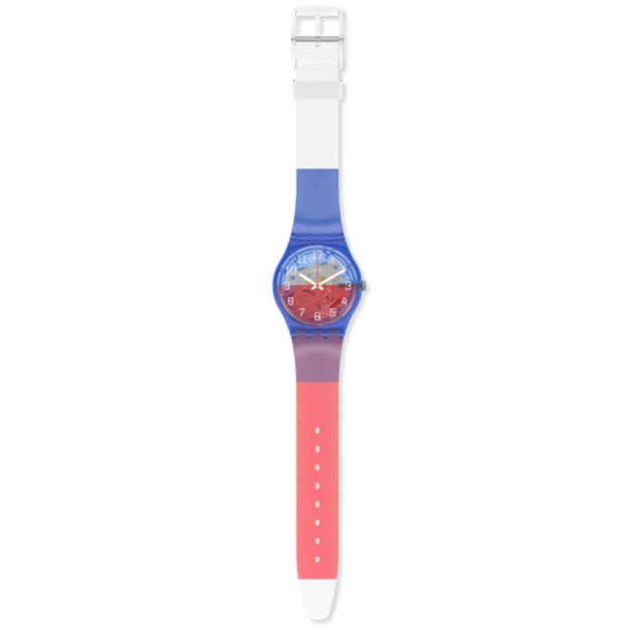 ΡΟΛΟΙ SWATCH GN275 SWATCH Gents Verre-Toi Multicolor Plastic Strap
