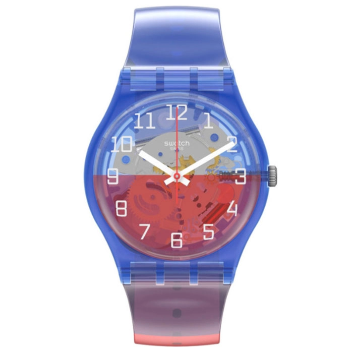 ΡΟΛΟΙ SWATCH GN275 SWATCH Gents Verre-Toi Multicolor Plastic Strap
