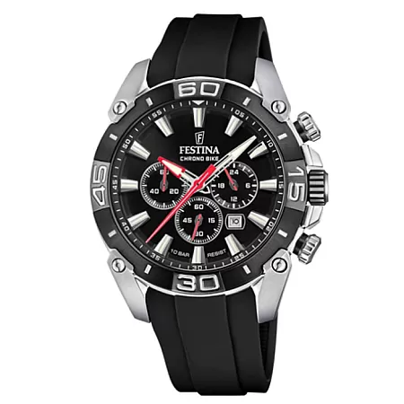 ΡΟΛΟΙ FESTINA   F20544/1 FESTINA Chronograph Black Rubber Strap