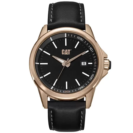 ΡΟΛΟΙ CATERPILLAR PY19134129 CATERPILLAR Slider Black Leather Strap