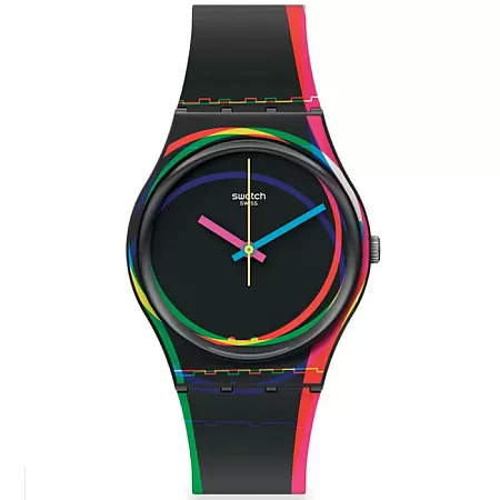 ΡΟΛΟΙ SWATCH GB333  SWATCH Gents  Red Shore Multicolor Silicone Strap