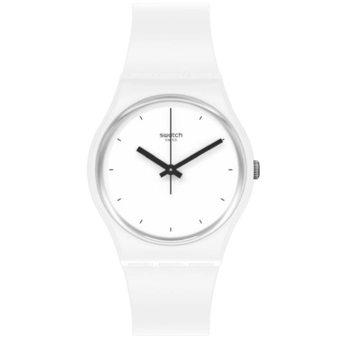 ΡΟΛΟΙ SWATCH SO31W100 SWATCH Think Time White Plastic Strap