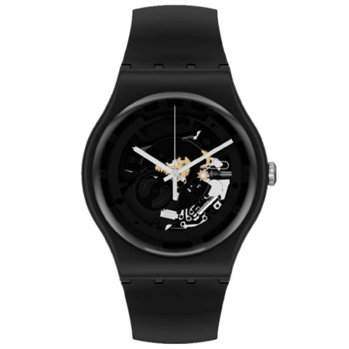 ΡΟΛΟΙ SWATCH SO32B108 SWATCH Spot Time Black Plastic Strap
