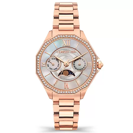 ΡΟΛΟΙ CERRUTI  CIWLK2021001 CERRUTI Jesina Crystals Rose Gold Stainless Steel Bracelet