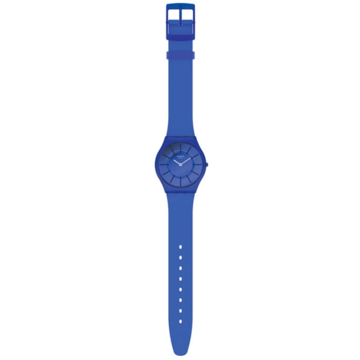 ΡΟΛΟΙ SWATCH SS08N102 SWATCH Skin Deep Acqua Blue Silicone Strap