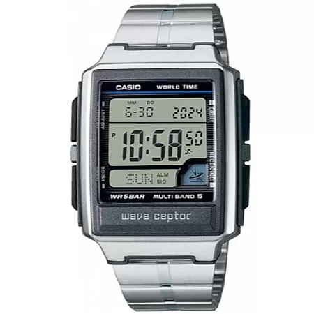 ΡΟΛΟΙ  CASIO    WV-59RD-1AEF CASIO Gents Chronograph Silver Stainless Steel Bracelet