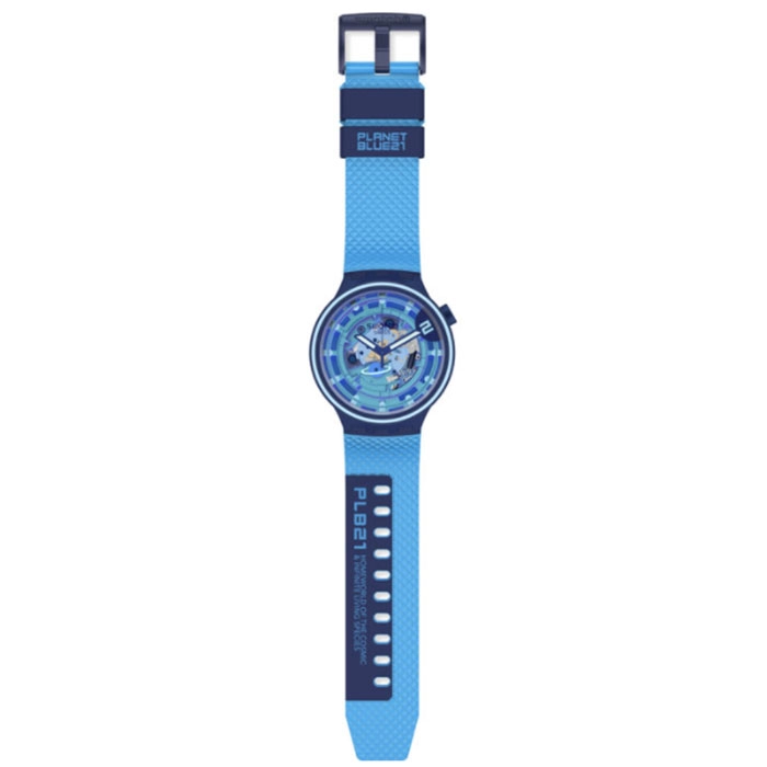 ΡΟΛΟΙ SWATCH SB01N101 SWATCH Big Bold Second Home Two Tone Silicone Strap Gift Set