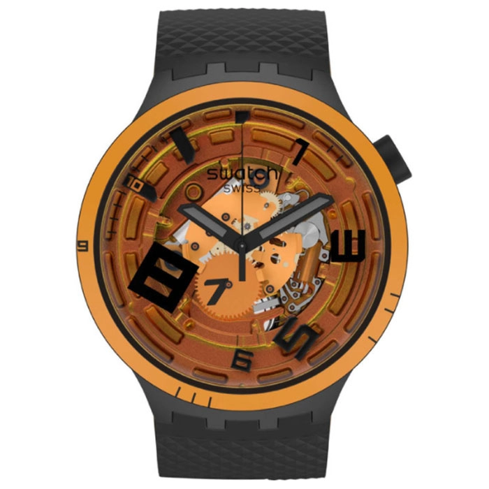 ΡΟΛΟΙ SWATCH SB01B127 SWATCH Big Bold Oops Two Tone Silicone Strap Gift Set