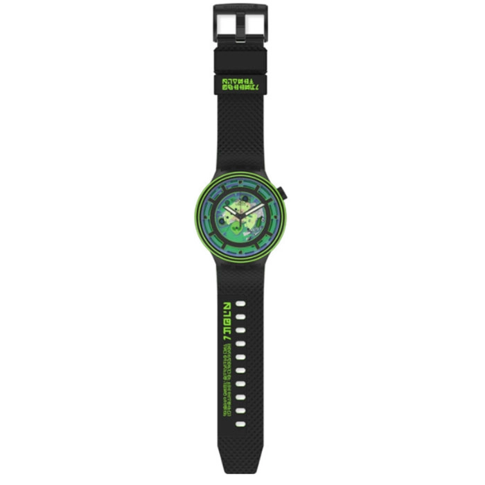 ΡΟΛΟΙ SWATCH SB01B125 SWATCH Big Bold Touchdown Two Tone Silicone Strap Gift Set