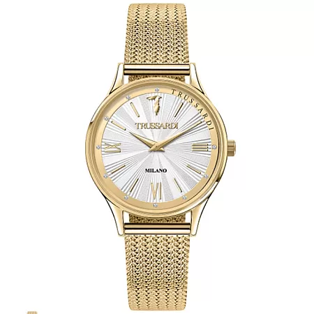 ΡΟΛΟΙ TRUSSARDI R2453152502 TRUSSARDI T-Star Crystals Gold Stainless Steel Bracelet