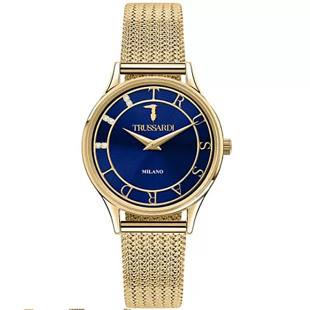 ΡΟΛΟΙ TRUSSARDI R2453152501 TRUSSARDI T-Star Crystals Gold Stainless Steel Bracelet