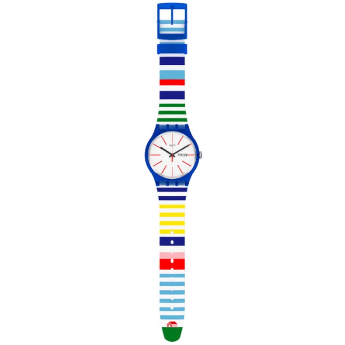 ΡΟΛΟΙ SWATCH SUON715 SWATCH Home Strip Home Multicolor Silicone Strap