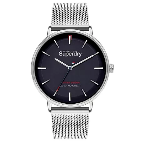 ΡΟΛΟΙ SUPERDRY  SYG284SM SUPERDRY Ascot Silver Stainless Steel Bracelet