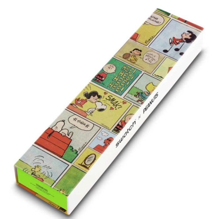 ΡΟΛΟΙ SWATCH SO29Z108 Swatch Peanuts SMAK! Multicolor Silicone Strap