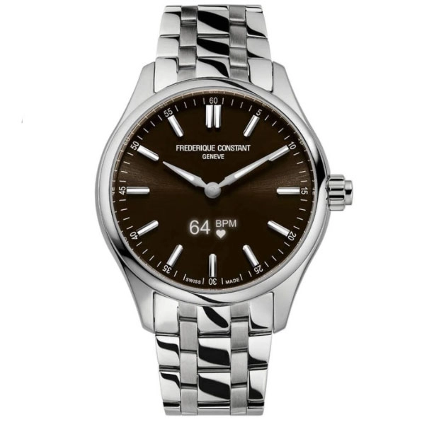 ΡΟΛΟΙ FREDERIQUE CONSTANT FC-287CS5B6B FREDERIQUE CONSTANT Smartwatch Silver Stainless Steel Bracelet