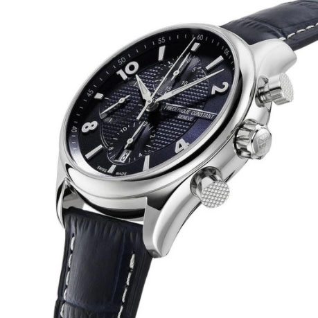 ΡΟΛΟΙ FREDERIQUE CONSTANT FC-392RMN5B6 FREDERIQUE CONSTANT Runabout Chronograph Blue Leather Strap Limited Edition
