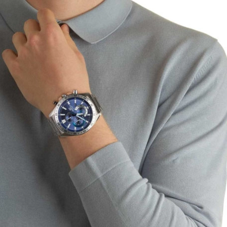 ΡΟΛΟΙ  CASIO EFV-620D-2AVUEF CASIO Edifice Chronograph Silver Stainless Steel Bracelet