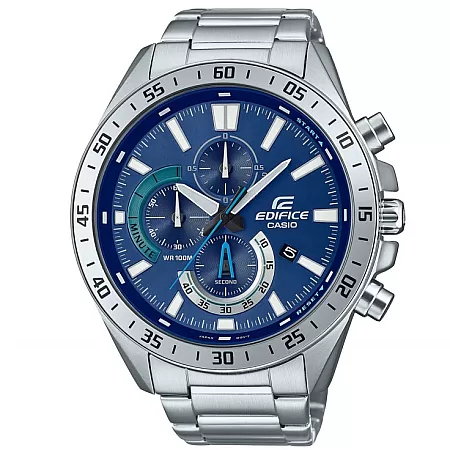 ΡΟΛΟΙ  CASIO EFV-620D-2AVUEF CASIO Edifice Chronograph Silver Stainless Steel Bracelet