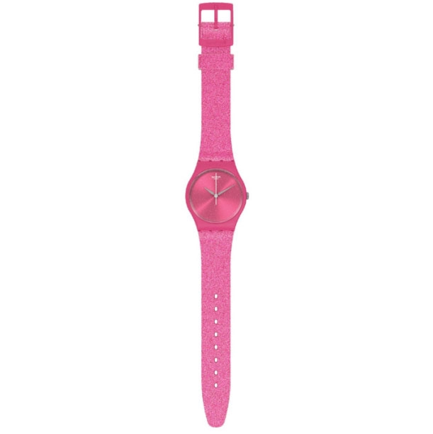 ΡΟΛΟΙ SWATCH  SO28P101 SWATCH Gents Magi Pink Silicone Strap