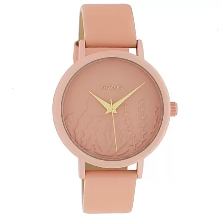 ΡΟΛΟΙ OOZOO C10604 OOZOO Timepieces Pink Leather Strap