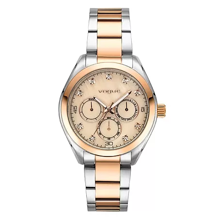ΡΟΛΟΙ VOGUE 2020611071 VOGUE Wimbledon Zircon Two Tone Stainless Steel Bracelet