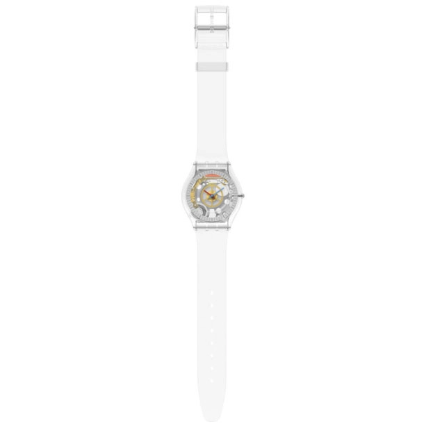 ΡΟΛΟΙ SWATCH  SS08K109 SWATCH Clearly Skin White Silicone Strap