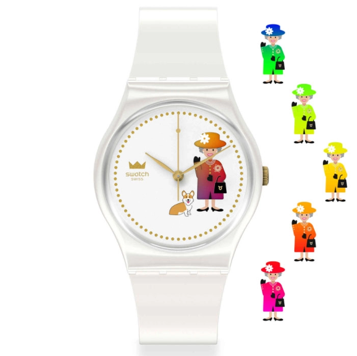 ΡΟΛΟΙ SWATCH  GZ711 SWATCH How Majestic White Silicone Strap