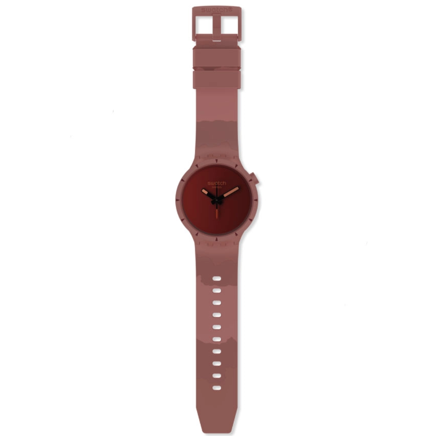 ΡΟΛΟΙ SWATCH  SB03R100 SWATCH Lost In The Canyon Red Silicone Strap