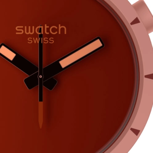 ΡΟΛΟΙ SWATCH  SB03R100 SWATCH Lost In The Canyon Red Silicone Strap
