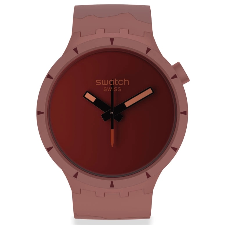 ΡΟΛΟΙ SWATCH  SB03R100 SWATCH Lost In The Canyon Red Silicone Strap