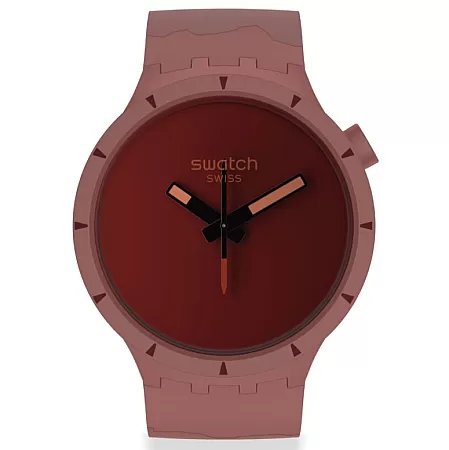 ΡΟΛΟΙ SWATCH  SB03R100 SWATCH Lost In The Canyon Red Silicone Strap