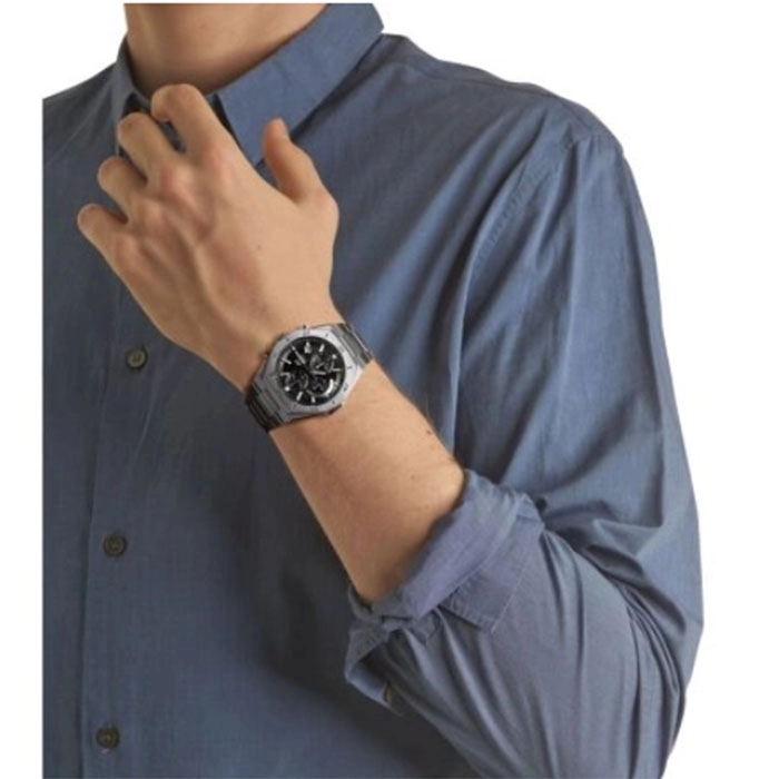 ΡΟΛΟΙ  CASIO   EFB-680D-1AVUEF CASIO Edifice Chronograph Silver Stainless Steel Bracelet