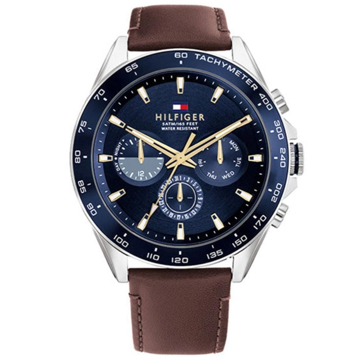 ΡΟΛΟΙ TOMMY HILFIGER 1791965 Tommy HILFIGER Owen Brown Leather Strap
