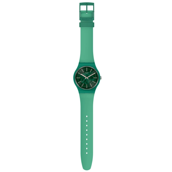 ΡΟΛΟΙ SWATCH SO29G100 SWATCH Sunbrush Grassh Green Silicone Strap